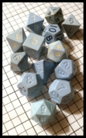 Dice : Dice - DM Collection - Unknown Manufacturer Dungeon and Dragons Set Blue 1 - Ebay 2009 and 2010